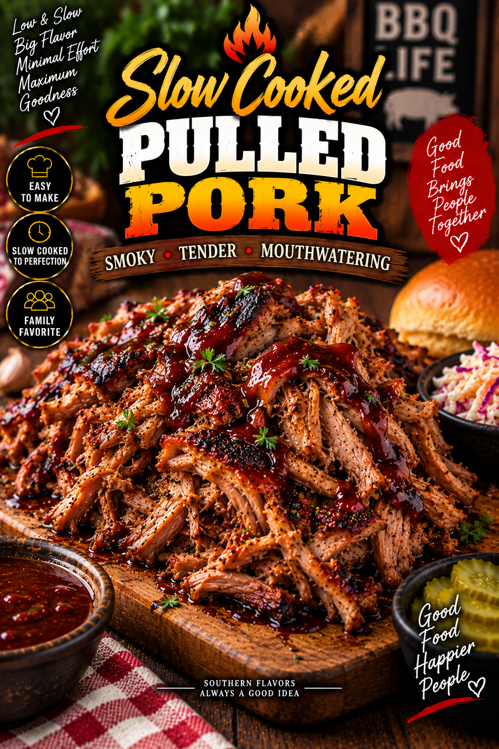 Slow-Cooked BBQ Pulled Pork