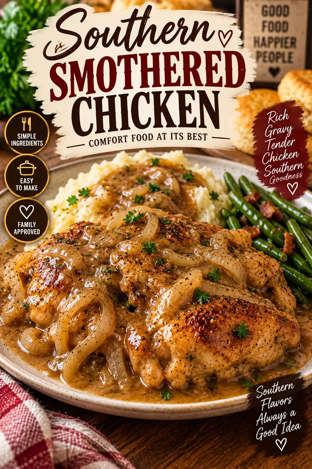 Southern Smothered Chicken