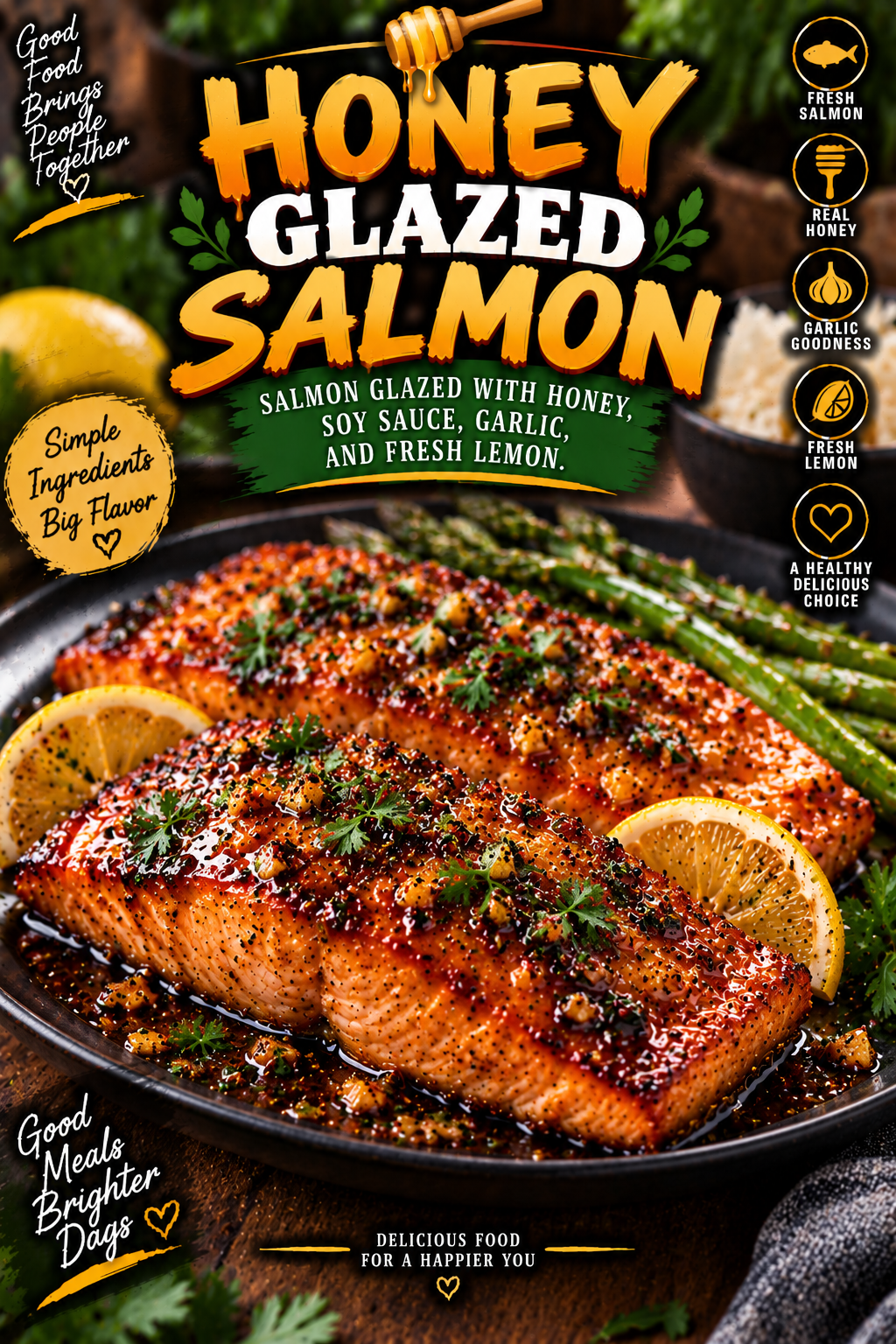 Honey Glazed Salmon