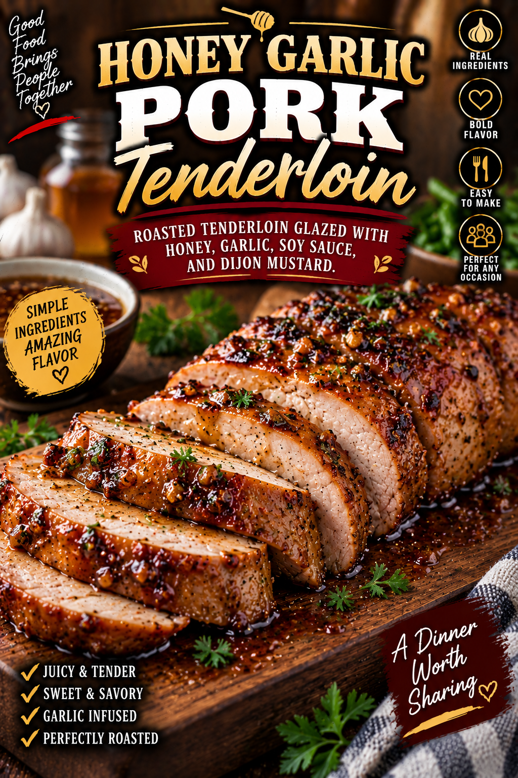 Honey Garlic Pork Tenderloin