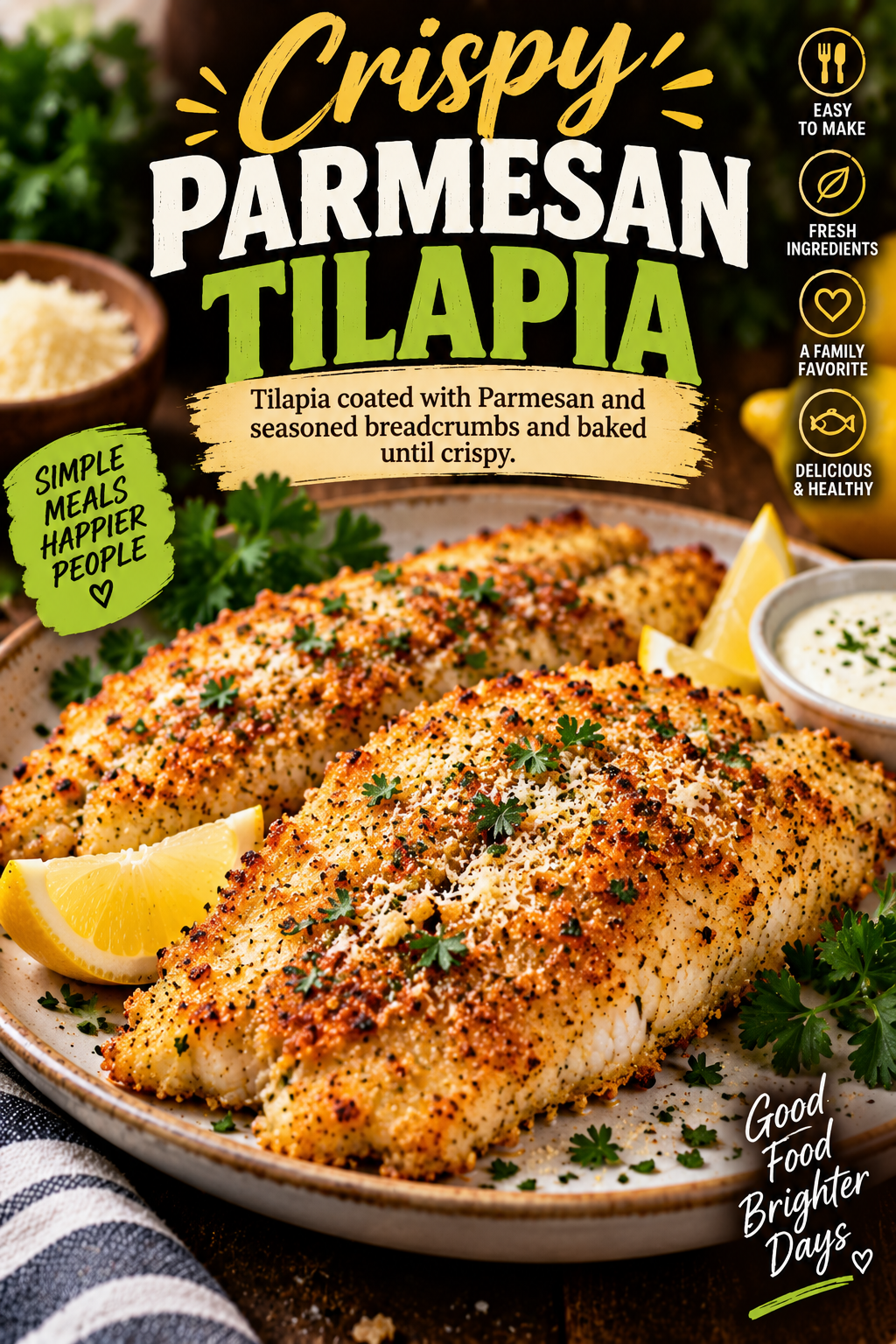 Crispy Parmesan Tilapia